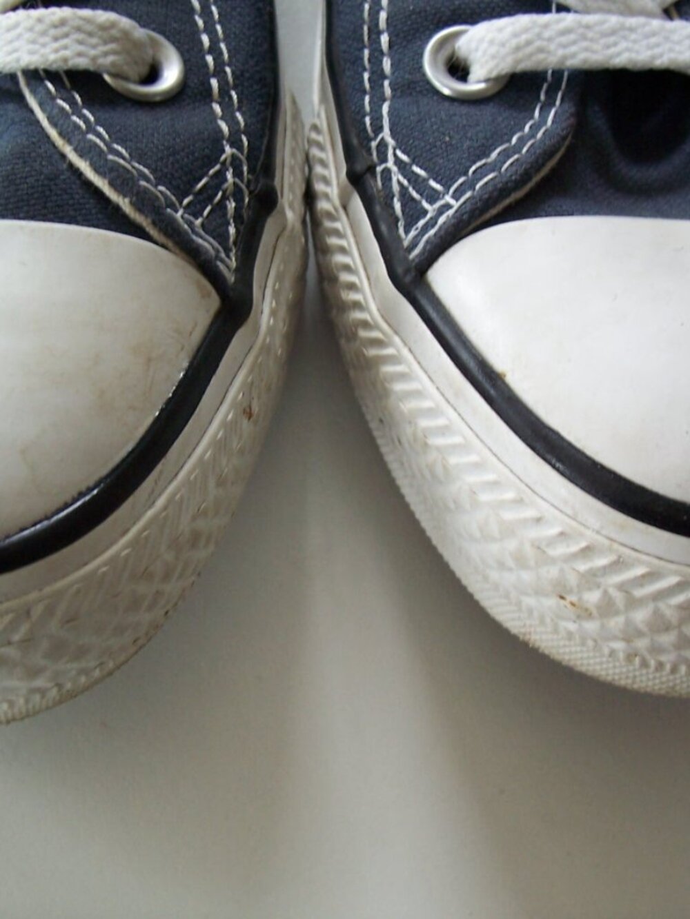 Converse All Star Blue Gray Canvas Low Tops Size 7.5 - Picture 3 of 6